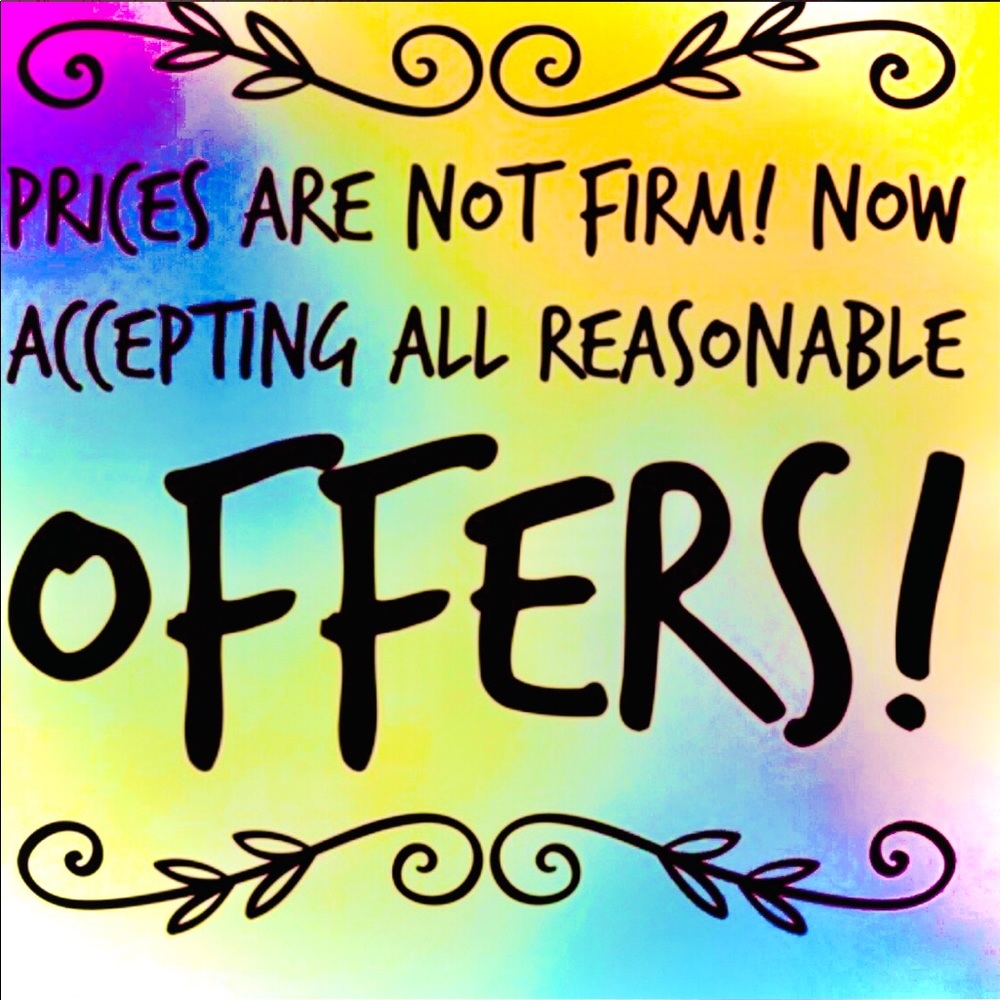 Willing to negotiate prices!